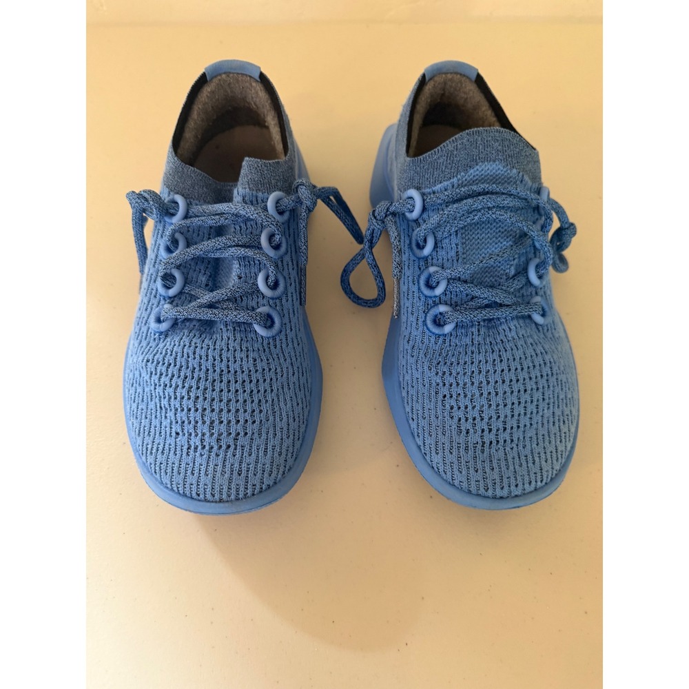 Allbirds Tree Dasher 2 Blue Knit Running Shoes Womens 7 Sneaker